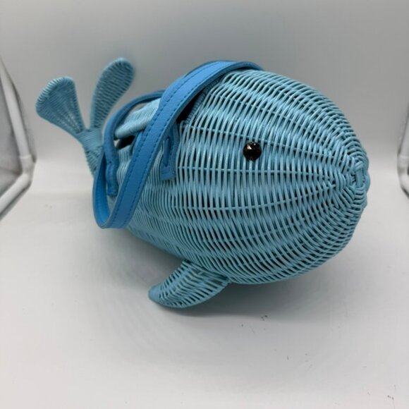 Wicker Darling Whale Purse – Rare Collectible Bag